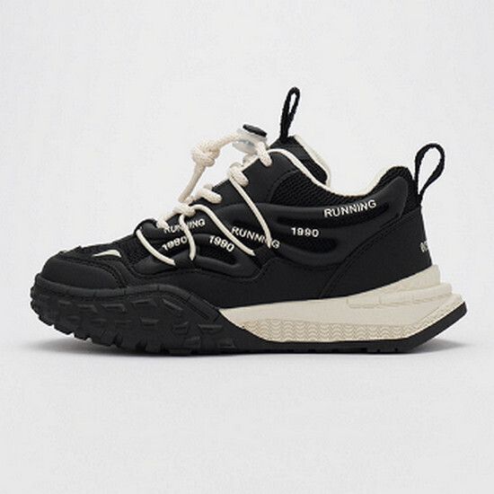 男童休閒網面運動鞋阿甘鞋（黑色 31碼-37碼）（下單後請聯酪客服確認發貨尺碼）