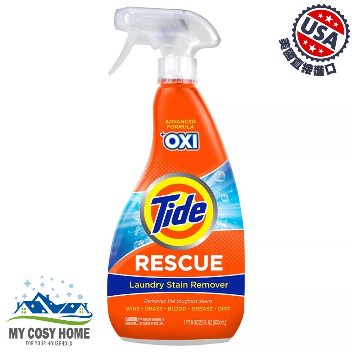 Rescue Laundry Stain Remover (22fl oz / 650ml)(Parallel Import)