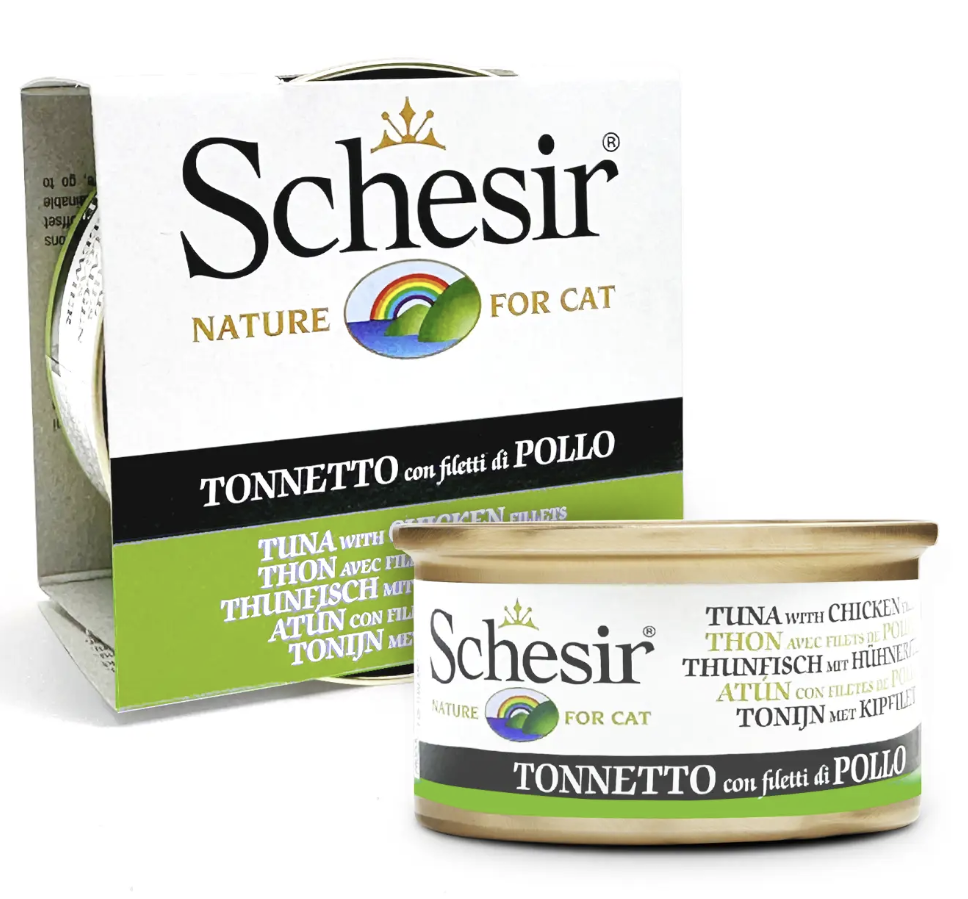 雪詩雅 137 全天然 吞拿魚+雞 貓罐頭85g EXP: 31-5-2028