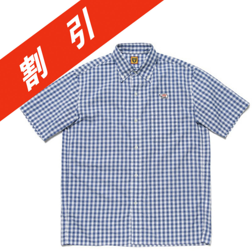 HUMAN MADE | (Size L) Human Made Polor Bear Gingham Check B D S/S