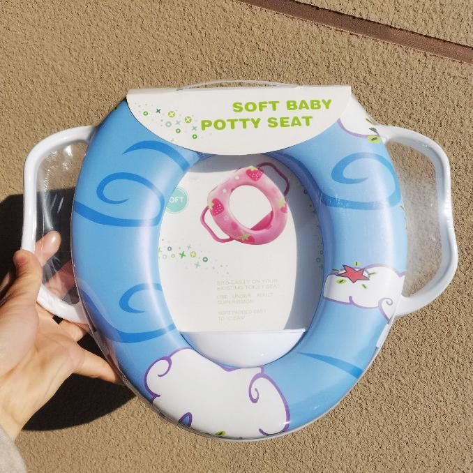 嬰童軟墊坐便器馬桶墊（白雲）#(GTN)