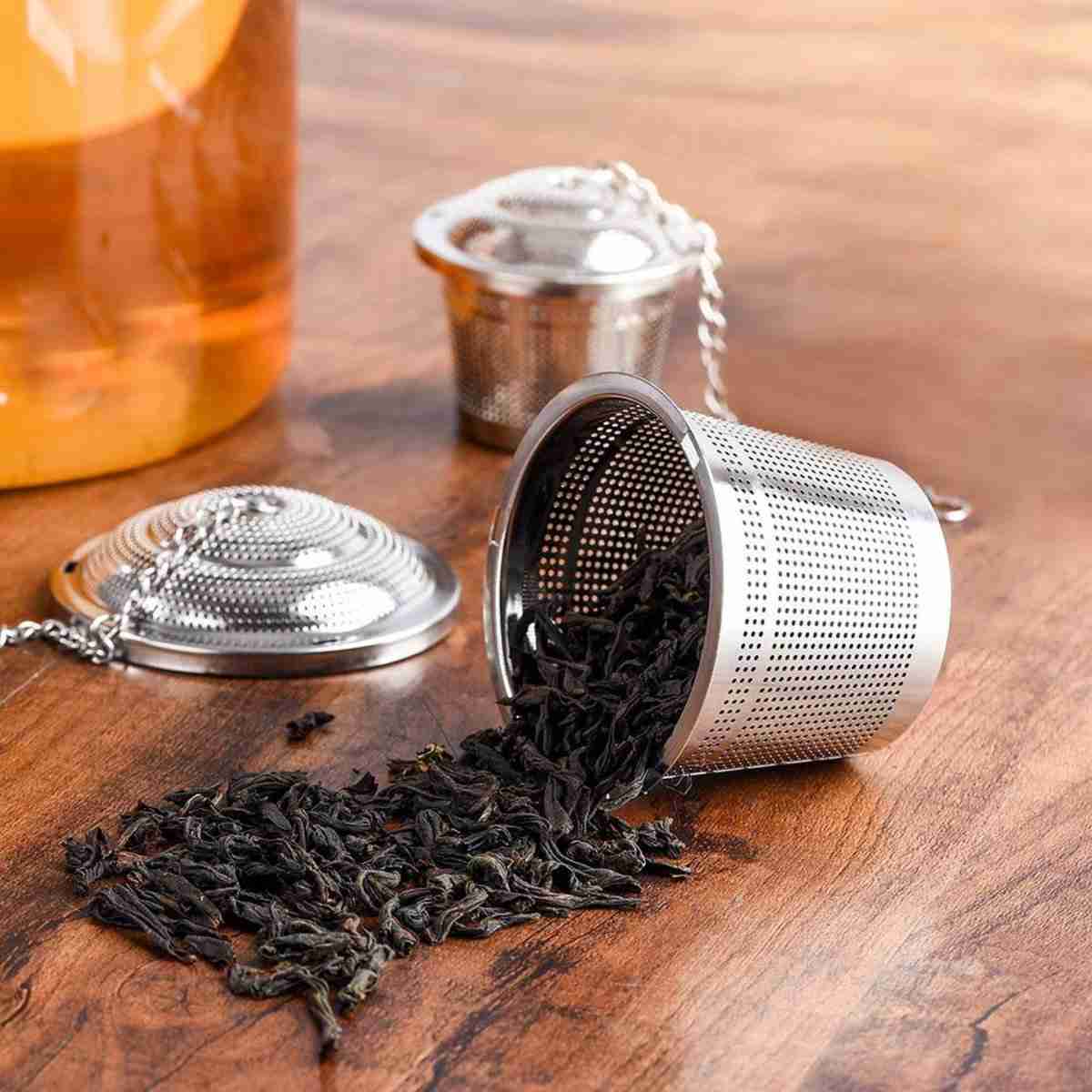 不鏽鋼桶形茶葉過濾器#泡茶器#方便使用 (BE)