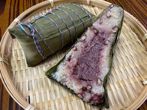 《!!新產品!!》紫薯藜麥紅豆粽 (急凍)