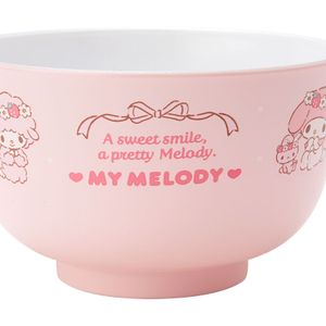 My Melody 吃一碗鱼丸 Sanrio | 日本製My Melody碗（直徑10.5cm）微波爐可用PET材質