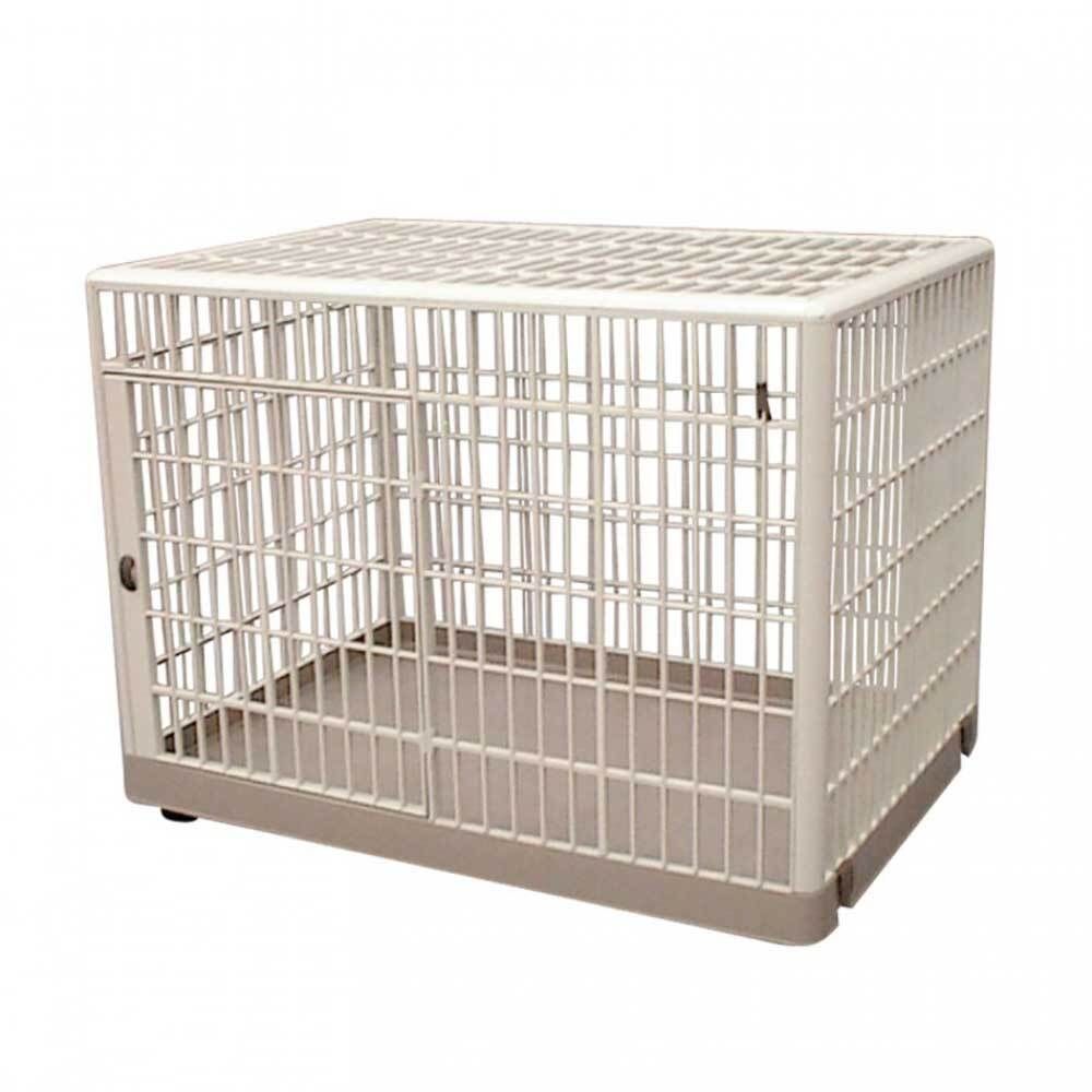 IRIS 660 Indoor Puppy Small Dog Cage - With Roller Wheels + Top Cover