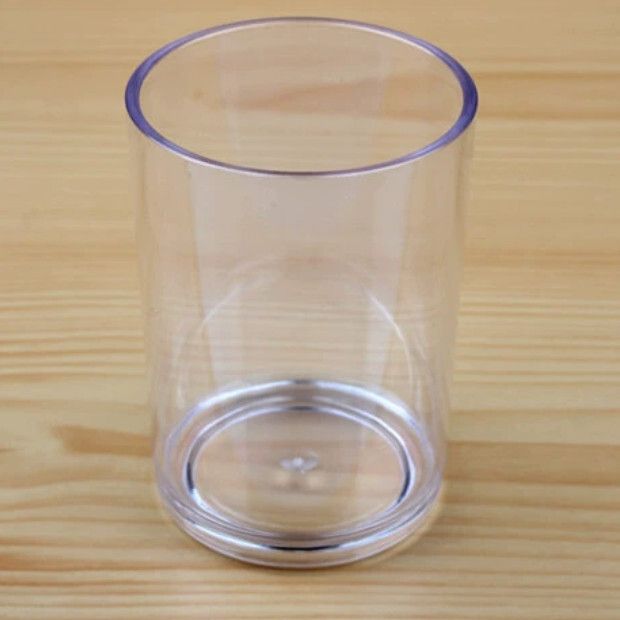 亞克力直筒杯啤酒杯 簡約漱口杯（直徑7*高11cm）#(KFF)