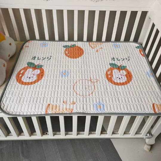 床墊,嬰兒隔尿墊【柳丁兔【純棉五層】尺寸【50x70cm】#