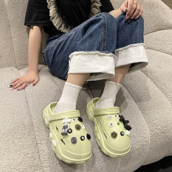 戶外海邊沙灘涼鞋(36-41碼)(綠色)(下單後聯絡客服確認發貨尺碼)