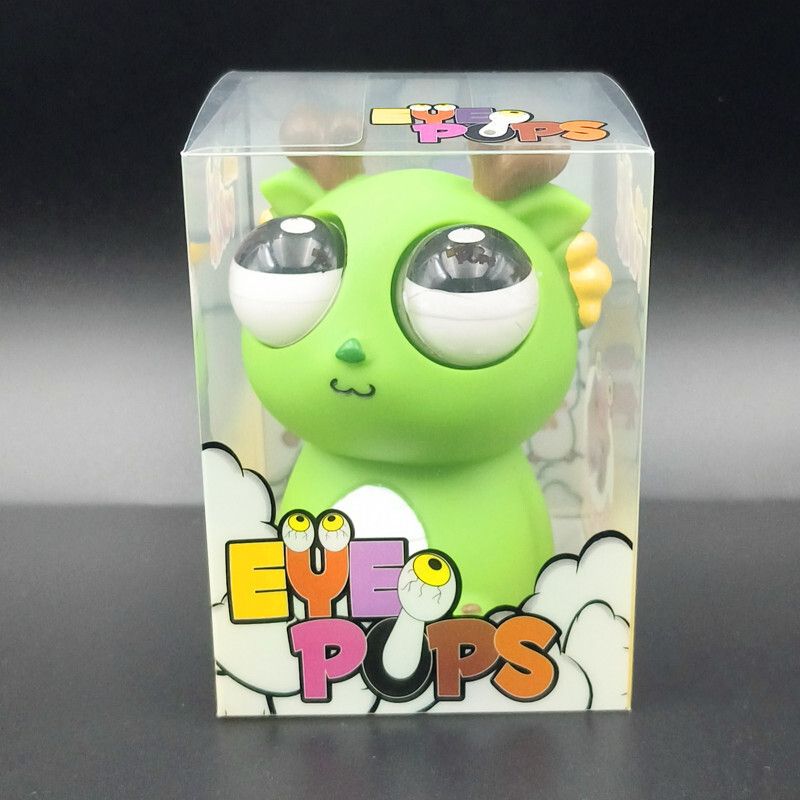 發洩爆眼龍 捏捏樂  搞笑 解壓玩具 爆眼龍 (綠色)