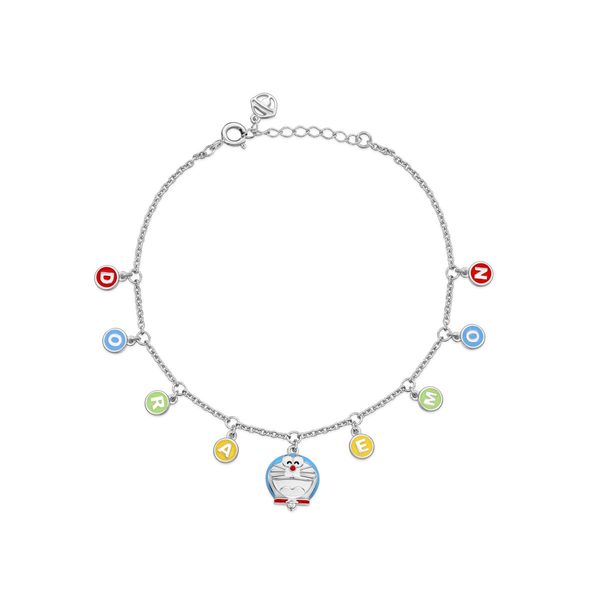 Doraemon 925 Sterling Silver Bracelet
