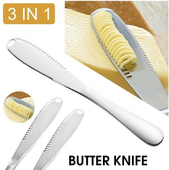 [1 Pack] Stainless Steel Butter Knife Butter Knife Butter Knife Butter Western Bread Knife