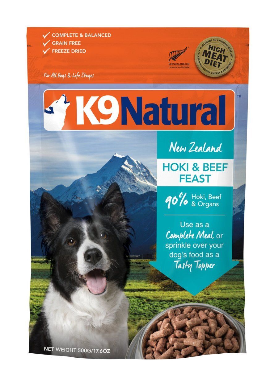 K9 Freeze Dried Dog Food | Hoki & Beef Feast (500g) 518766