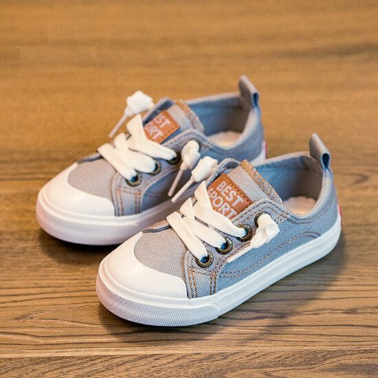 男女童套腳帆布鞋（深灰 28碼-36碼）（下單後請聯酪客服確認發貨尺碼）