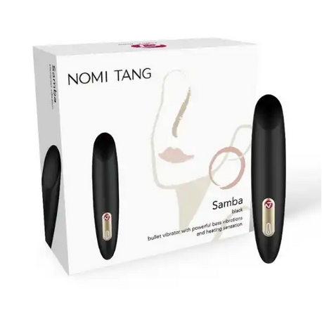 Samba 唇膏溫感震動器（黑色）0581 成人用品│情趣用品│性用品│情趣坃具│自慰器