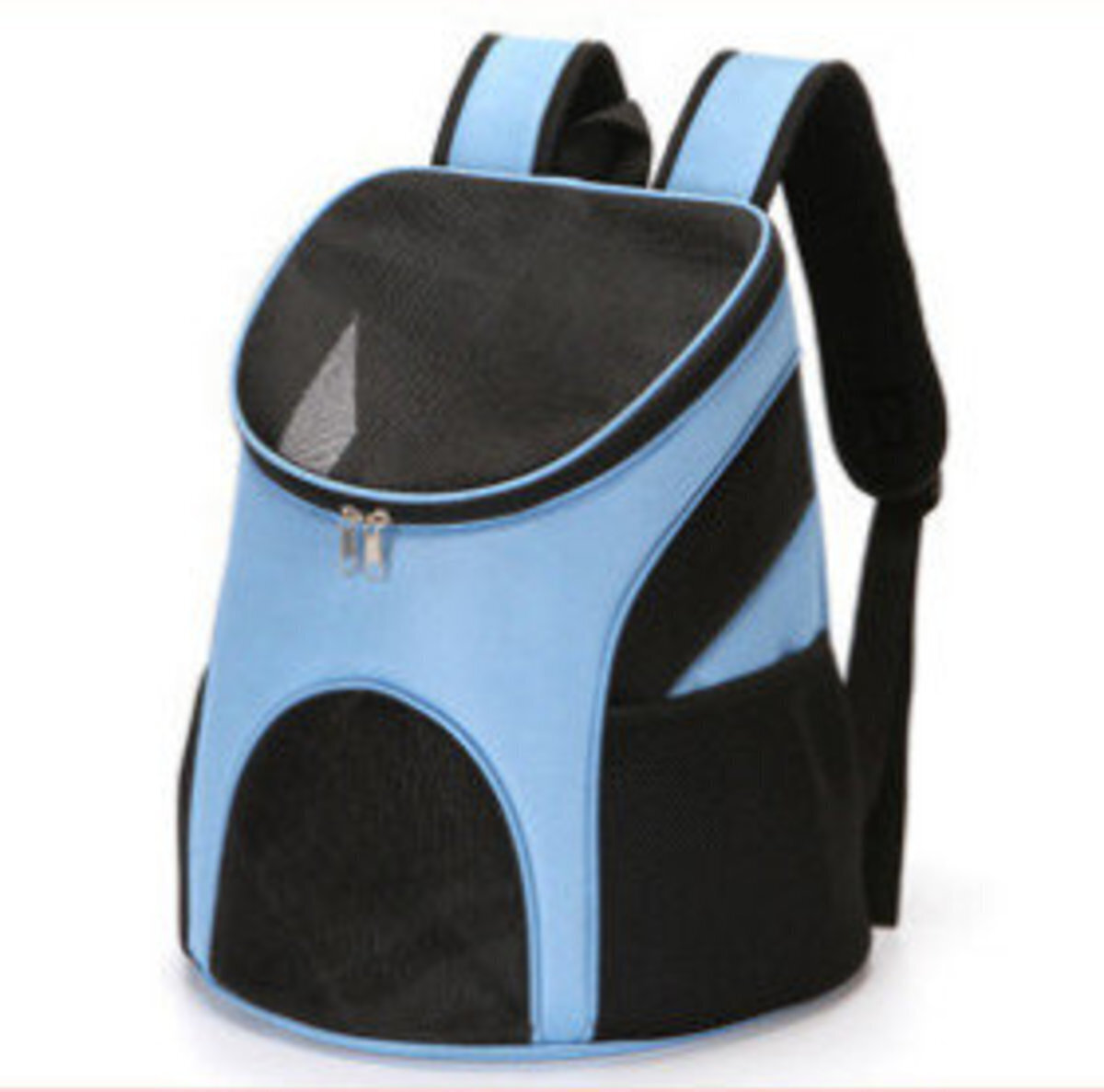 雙肩寵物背包透氣寵物袋 (適合小型犬及貓咪) (藍色)#(GTN)