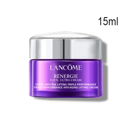 蘭蔻 百肽霜 H.P.N 立體塑顏緊緻亮肌面霜（旅行便攜裝）雪花霜 15ML[平行進口] 新舊版隨機 有效期到2026年6月