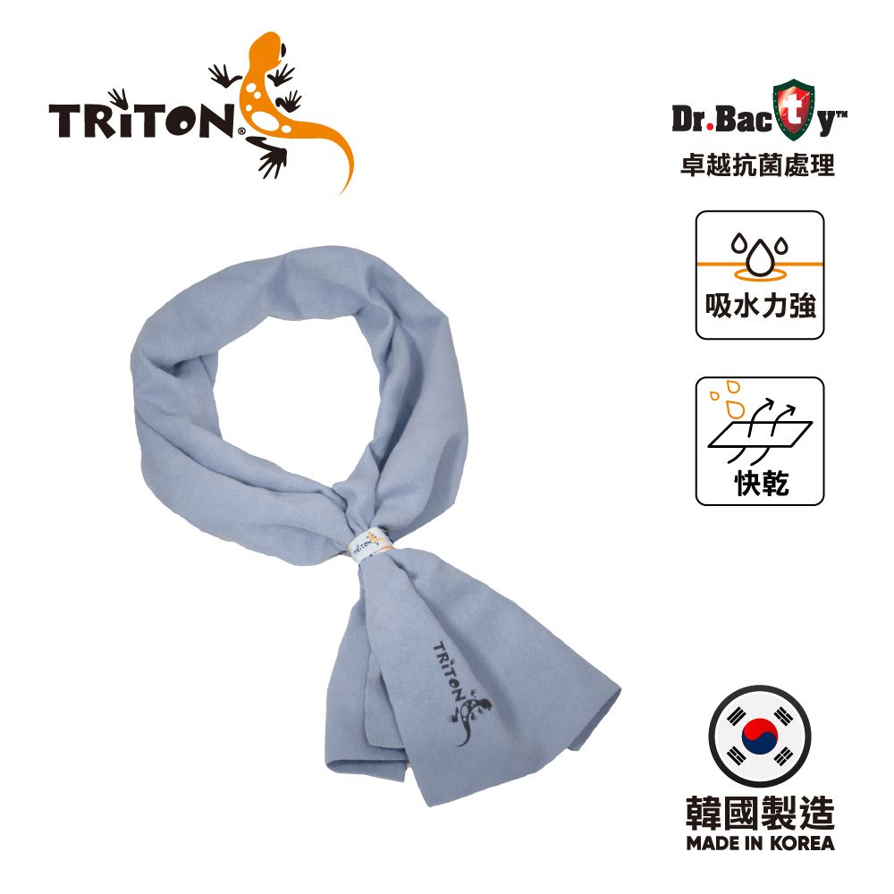 韓國製超輕防菌吸水快乾毛巾 - Fitness Towel D Grey