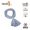 韓國製超輕防菌吸水快乾毛巾 - Fitness Towel D Grey