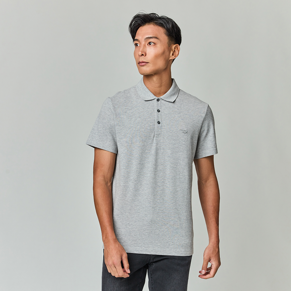 全棉純色POLO