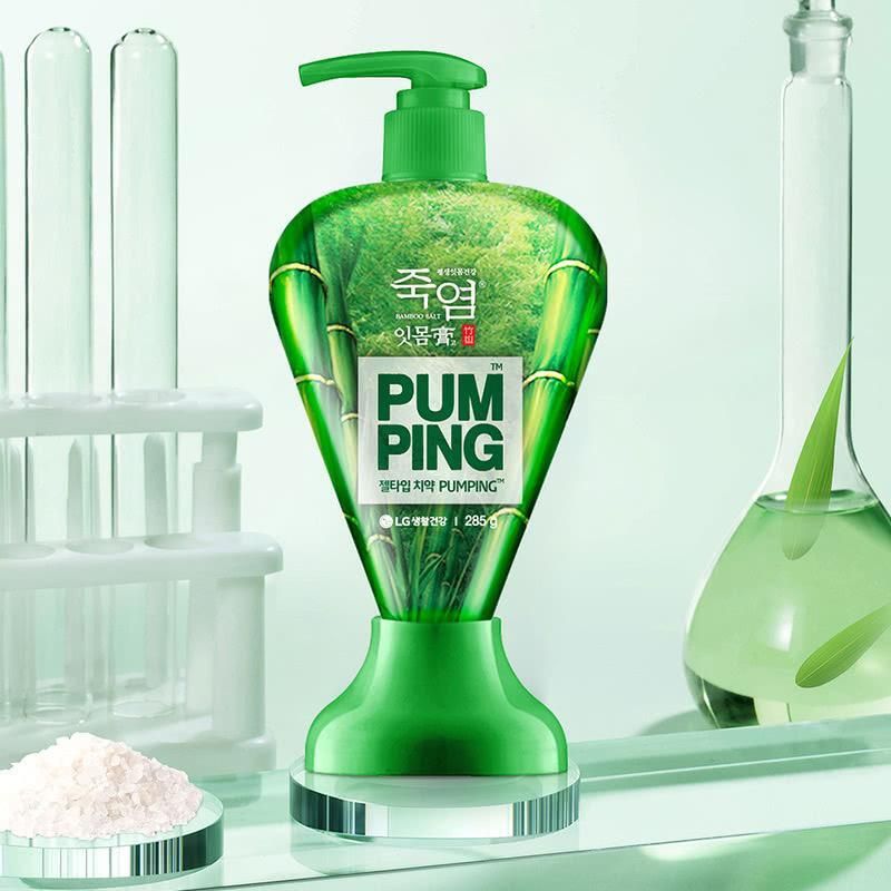 山姆會員商店 - 竹鹽 韓國進口 喜馬拉雅山粉鹽多效派缤紛清新牙膏 285g 平行進口