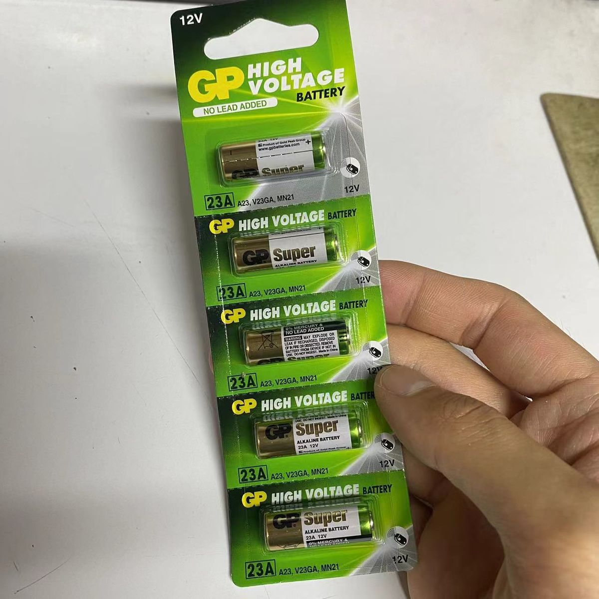 23A電池  23A電芯【5粒裝】 鹼性電池 電芯