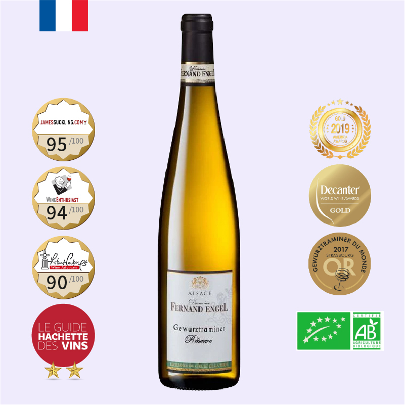 【Domaine Fernand Engel】Gewurztraminer Reserve Sweet White Wine 2021 | Gift Ideas