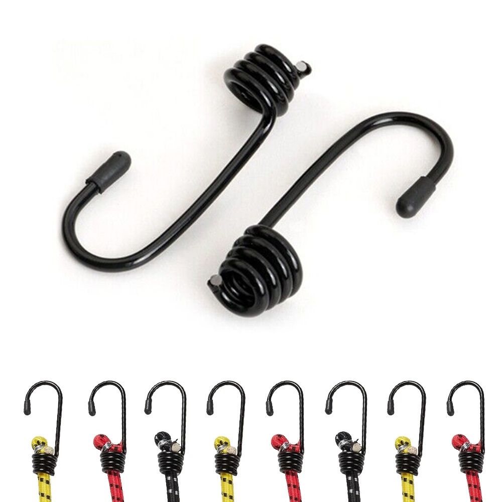 屯團百貨| [1件裝][7mm] 黑色橡皮筋繩帶專用金屬掛鉤彈簧螺旋彈跳鐵鉤[平行進口] | HKTVmall 香港最大網購平台