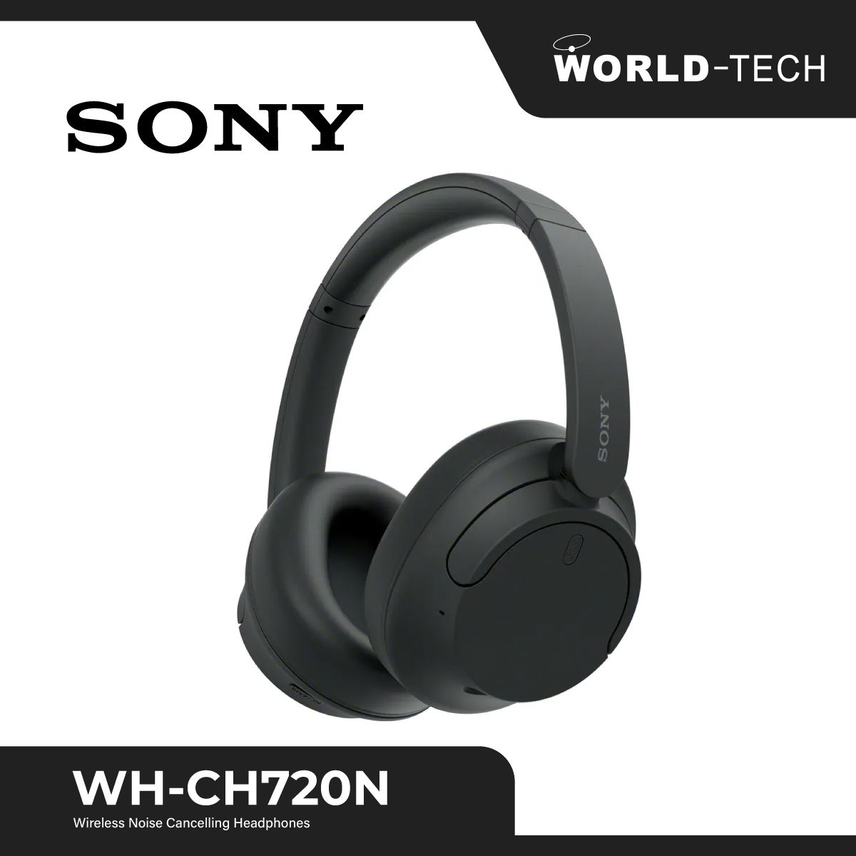 SONY | SONY WH-CH720N 無線降噪耳機黑色原裝行貨一年保養| 顏色: 黑色