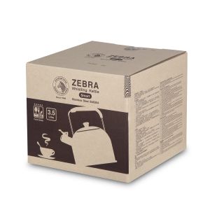 Extra Large Size 7.5 Liter Zebra Whistling Sound Kettle