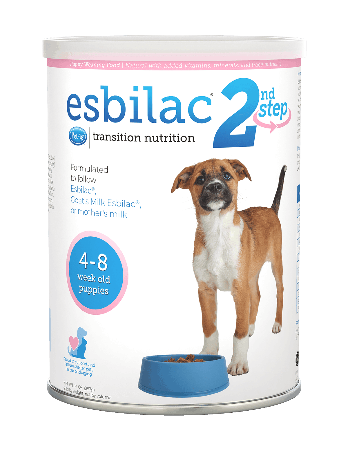 Esbilac 2nd Step Puppy Weaning Food  396g