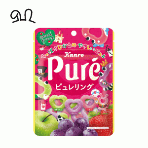 (贈品) 甘樂 心型水果軟糖- 什錦味 63g (青蘋果、葡萄、水蜜桃 ) #2221 EXP: 2024年6月 底 