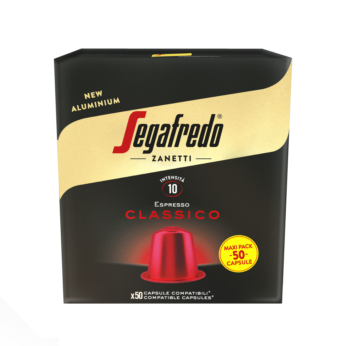 Classico Aluminum Coffee Capsule 50caps/box (Nespresso® Compatible) [Exp: 28/10/25]