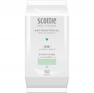 Scottle 除菌濕紙巾 (不含酒精) 50枚 - 76169 (平行進口) 