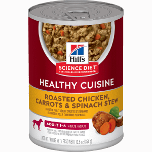 Hill's Roasted Chicken, Carrots & Spinach Stew Adult Dog Canned (12.5OZ/354G) 