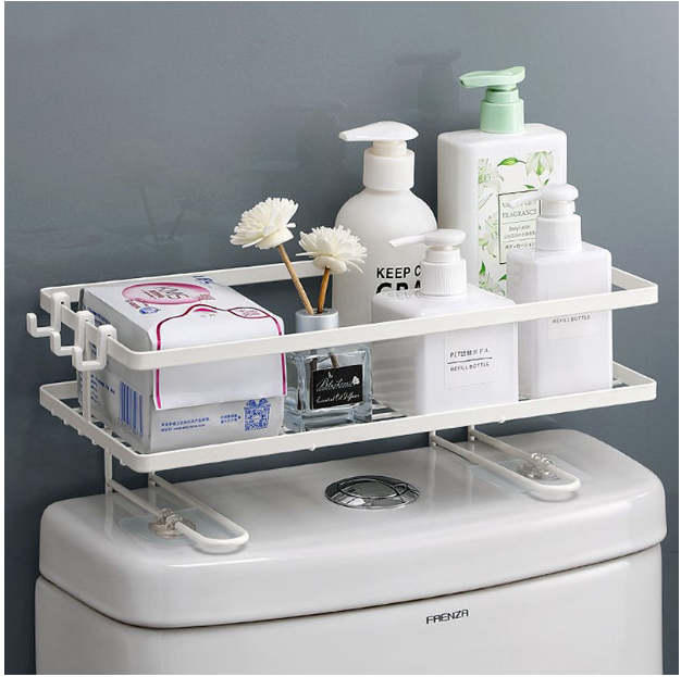 浴室水箱頂置物架,收納架,洗頭水沐浴露架（白色）#(GTN)
