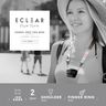 【附送掛頸繩&冷感毛巾】日本ECLEAR flow flow USB迷你 免提小風扇 (輕量級)｜手提掛頸兩用 便攜式風扇｜海軍藍