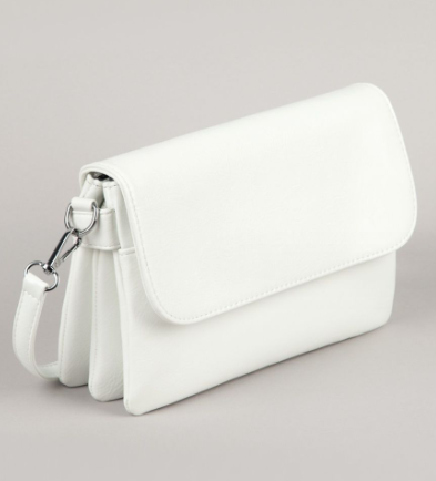 斜挎單肩包手拿包（白色）