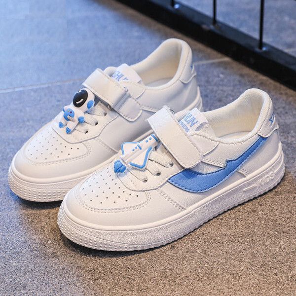 男童女童小白鞋 休閒百搭板鞋（白蘭 24碼-37碼）（下單後請聯酪客服確認發貨尺碼）