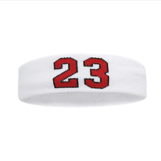 運動發帶頭帶導汗帶止汗帶（TJ123白紅）#(KFF)