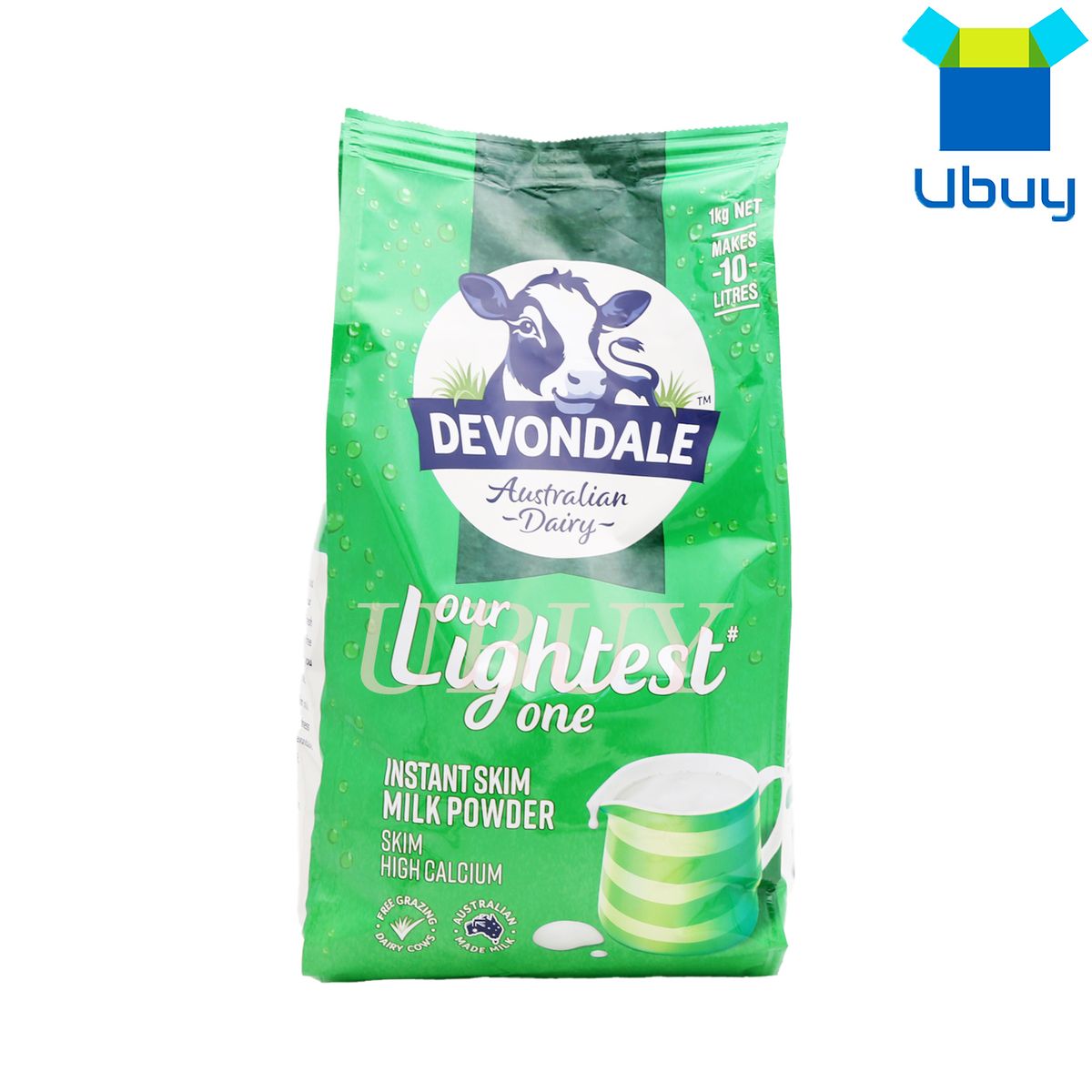 澳洲 - 德運高鈣脫脂奶粉1kg (平行進口) 9300639999005