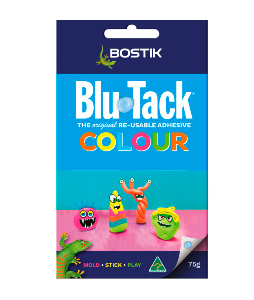 Bostik - Blu-Tack 寶貼萬用膠 - 五色