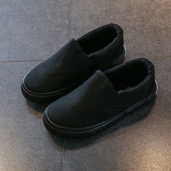 中性一腳蹬懶人鞋子 手繪專用布鞋（全黑 23碼-25碼）（下單後請聯酪客服確認發貨尺碼）