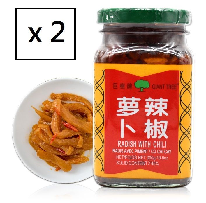 巨樹牌 - 辣椒蘿蔔 300g x 2 [平行進口]
