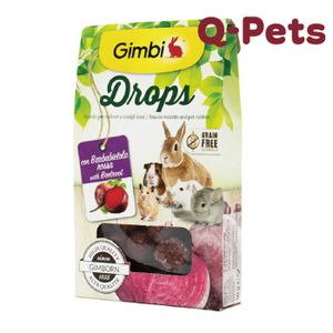 GIMBI DROPS WITH BEETROOT  50GR