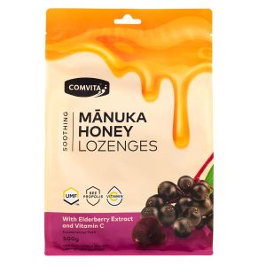 麥蘆卡蜂蜜潤喉糖 (接骨木果味)500克