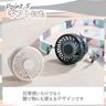 【附送掛頸繩&冷感毛巾】日本ECLEAR flow flow USB迷你 免提小風扇 (輕量級)｜手提掛頸兩用 便攜式風扇｜海軍藍