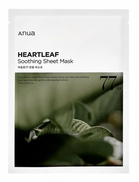 77%魚腥草舒緩面膜 1片 25毫升 - 平行進口 - EXP: 2027.04