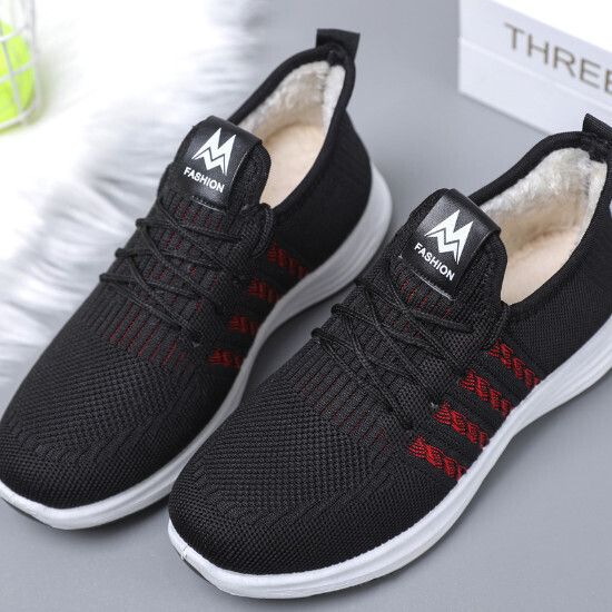 加厚平底防滑運動鞋【黑色】【36-40碼】(下單後請聯絡客服確認發貨尺碼)