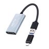 4K HDMI to USB Video Capture Card with USB C Adapter Support Video Output Up to 1080P@60Hz
