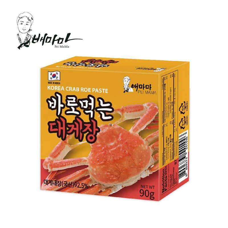 [Original Imported] Korea Crab Roe Paste 90g x 1(Can surface defects)